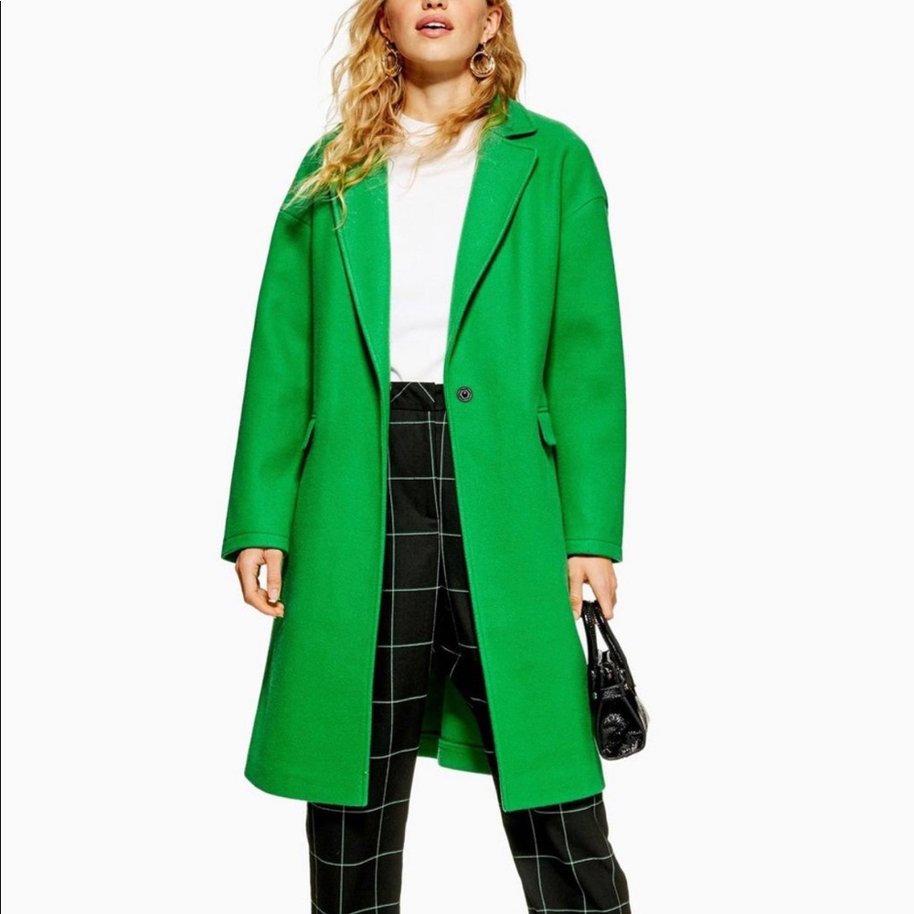 Green coat